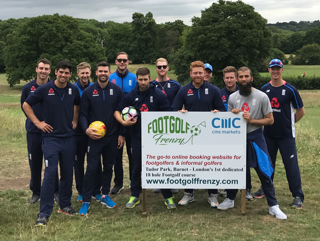 England Cricket Team Barnet Footgolf Course London